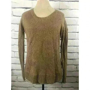 Madewell Chronicle Texture Pullover Sweater Brown Size XS Hi-Lo
